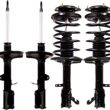 Carock Coilovers Spring Struts Front Rear Set Compatible with Toyota Corolla Sedan 1993-2002
