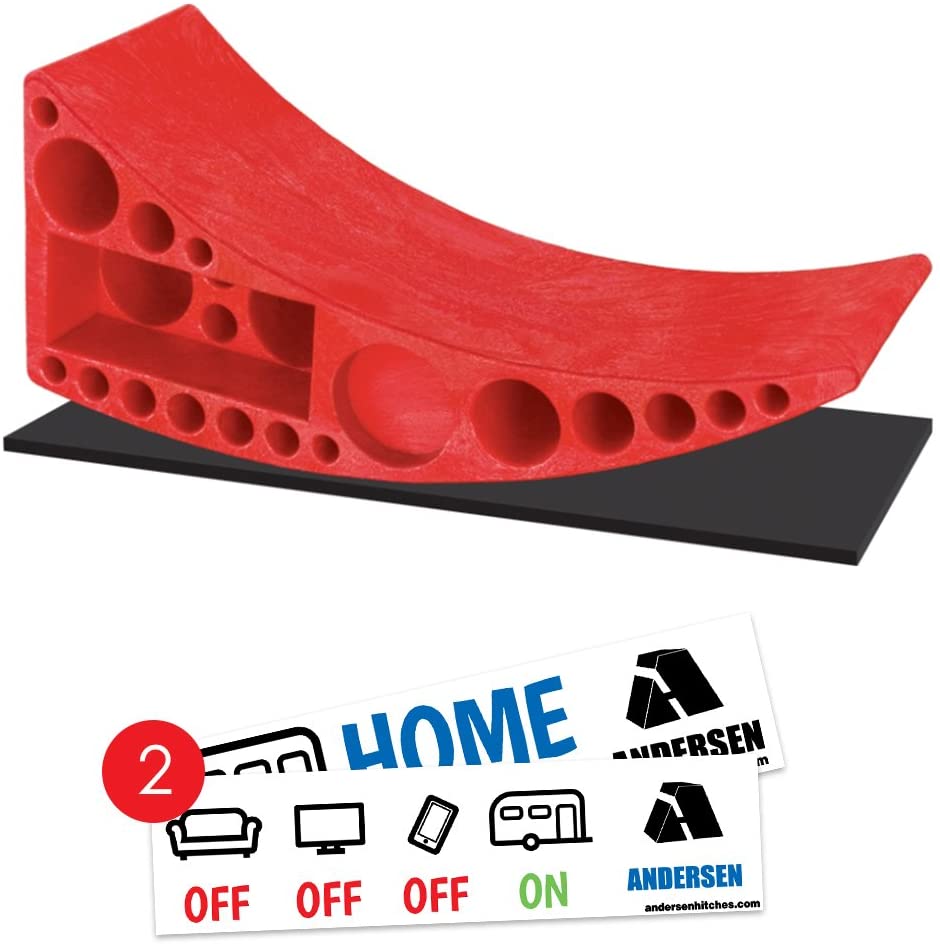 Andersen Hitches Rapid Jack 3620 | Easy RV or Trailer Leveling Jack | Doubles as Jack Wheel Holder, Jack Post Block, Pad Block, and Wheel Chock | Includes 2 Bumper Stickers
