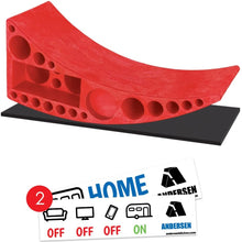 Andersen Hitches Rapid Jack 3620 | Easy RV or Trailer Leveling Jack | Doubles as Jack Wheel Holder, Jack Post Block, Pad Block, and Wheel Chock | Includes 2 Bumper Stickers