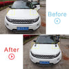 YUECHI for Discovery Sport,Discovery 4/5,Freelander 2,Range Rover evoque Car Exterior Engine Hood Air Outlet Vent Cover Trim Car Accessories