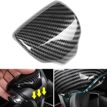 JINZHAO Sport Style Carbon Fiber Print Auto Gear Shift Knob Cover Trim for Honda CR-V 2017 2018 2019 2020 Accessories (Carbon Fiber Pattern)