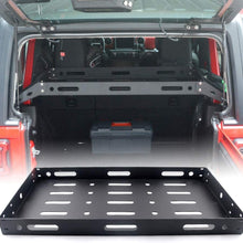 AL4X4 Compatible with Interior Rear Cargo Basket Rack Aluminum Alloy Luggage Storage Carrier 2018-2020 Jeep Wrangler JL Unlimited 4 doors (38.9''x20.6''x4.5'')