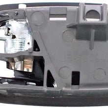Dorman 81891 Front Passenger Side Interior Door Handle for Select Chevrolet/Pontiac Models, Black and Chrome