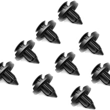 GOOACC GRC-09 40 Pcs Clips Nylon Bumper Fastener Rivet OEM Replacement 01553-09321 Fender Liner and Radiator 8mm