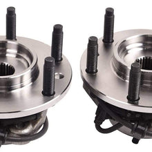 Bapmic 2PCS 513188 Front Wheel Hub Bearing Assembly for Chevrolet Trailblazer EXT GMC Envoy XL XUV 6 Lugs w/ABS