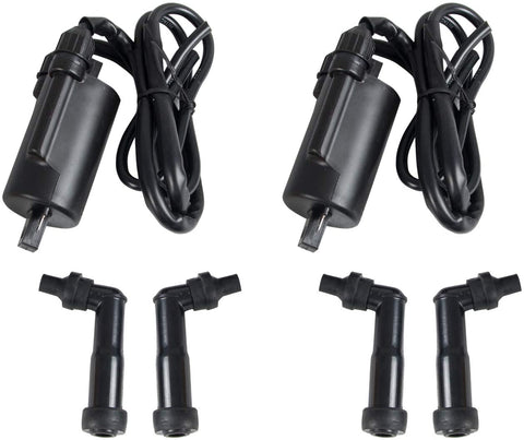 New Ignition Coils Caps and Wire Compatible with Honda CB650/750/900/1000/1100F GL1100/1200, Replaces 30500-422-003, 30700-MC8-000
