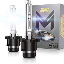Mega Racer D2S HID Bulbs 6000K - D2C/D2R/D2S Headlight for Low Beam High Beam 12V 35W 6000K Diamond White IP68 Waterproof, Pack of 2