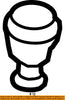 Genuine Hyundai 43711-2M100-9P Gear Shift Lever Knob