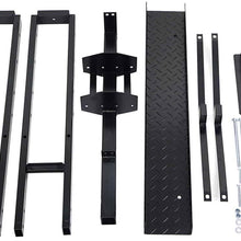 Toolsempire Steel Motorcycle Scooter Dirt Bike Carrier Hauler Hitch Mount Rack Ramp Anti Tilt Wobble