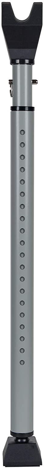 SABRE HS-DSB Adjustable 2-in-1 Home Bar, Strong Scratch-Proof Grip, Removable Door Knob Top Sliding Doors, Portable & Easy to Use for Apt & Travel Security