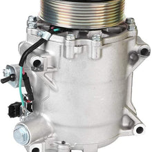 Air Conditioning Compressor, Iron AC Air Compressor 38800RZYA010M2 for Honda CR-V 2.4L 2007 2008 2009 2010 2011 2012 2013 2014 2015