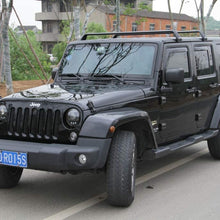 Car Roof Rack Cross Bars fit for Jeep Wrangler JK JL 2007-2020 Aluminum Cross Bar Replacement for Rooftop Cargo Carrier Bag Luggage Kayak Canoe Bike Snowboard Skiboard