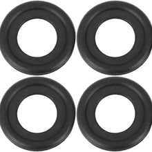 X AUTOHAUX 25pcs M11 Black Oil Drain Plug Gaskets Replacement for GM 12616850 3536966