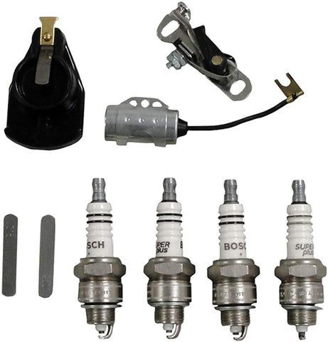 Complete Tractor 1100-5107 Ignition kit (inc. Points condensor) for Ford Tractor New-CPN12000A, Black