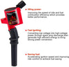 CarBole Curved Boot Ignition Coils for Lincoln Mercury 4.6L 5.4L Compatible with DG508 DG457 FD503