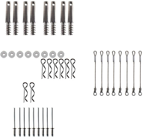 Rudyness Clutch Cover Pin Kit Easy Belt Quick Release Belt Cover Kit for Polaris RZR XP 1000 900
