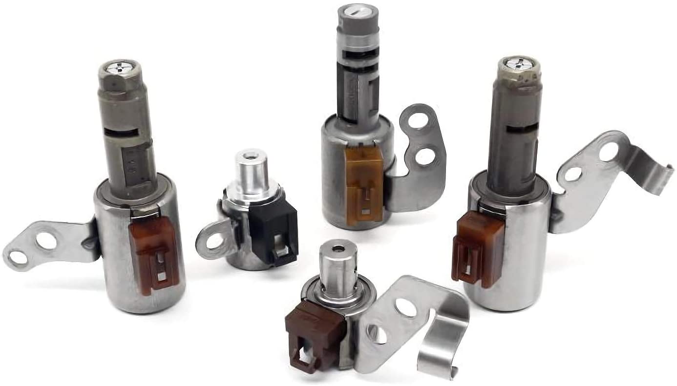 U140E Transmission 5 Piece Shift Solenoid kit for Toyota Camry Corolla Estima Highlande Lexus ES300 3.0L RX 6 5.7L U241 U240E 35240-32010 35290-21010