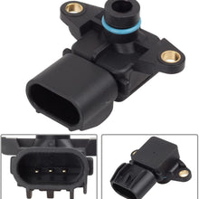 AUTEX 1pc Manifold Absolute Pressure Sensor Map Sensor Compatible with Town & Country/Dodge Caravan & Dakota & Durango & Grand Caravan & Ram 1500 & Ram 2500/Jeep Grand Cherokee & Liberty
