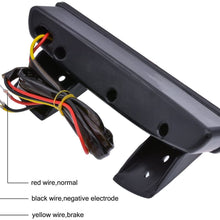 KATUR Smoke Chopped Fender Edge Motorcycle 8 LED RED Stop Running Brake Rear Tail Light for Harley Sportster XL 883N 1200N XL1200V XL1200X