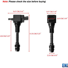 ENA Pack of 8 Ignition Coils Compatible with 2004 2005 2006 Nissan Titan Armada - Infiniti QX56-5.6L V8 22448-7S015 C1483 UF510