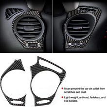 Gorgeri Air Outlet Trim,2pcs Carbon Fiber Left Right Air Vent Outlet Trim Cover Fits for Lexus IS250 300 350C 2006-2012
