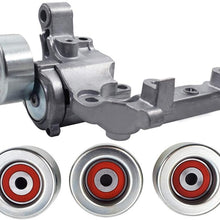1T132P111P30 1660331040 1660431020 Drive Belt Tensioner & 3 Pulley Replacement for Toyota 4 Runner FJ Cruiser Tacoma Tundra V6