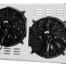 OzCoolingParts 3 Row Core Aluminum Radiator + 2 x 12" Fan w/Shroud Kit for 1968-1990 71 72 73 74 75 76 77 78 79 80 81 82 83 84 Chevy Chevelle El Camino Truck Buick Cadillac Oldsmobile Pontiac and More