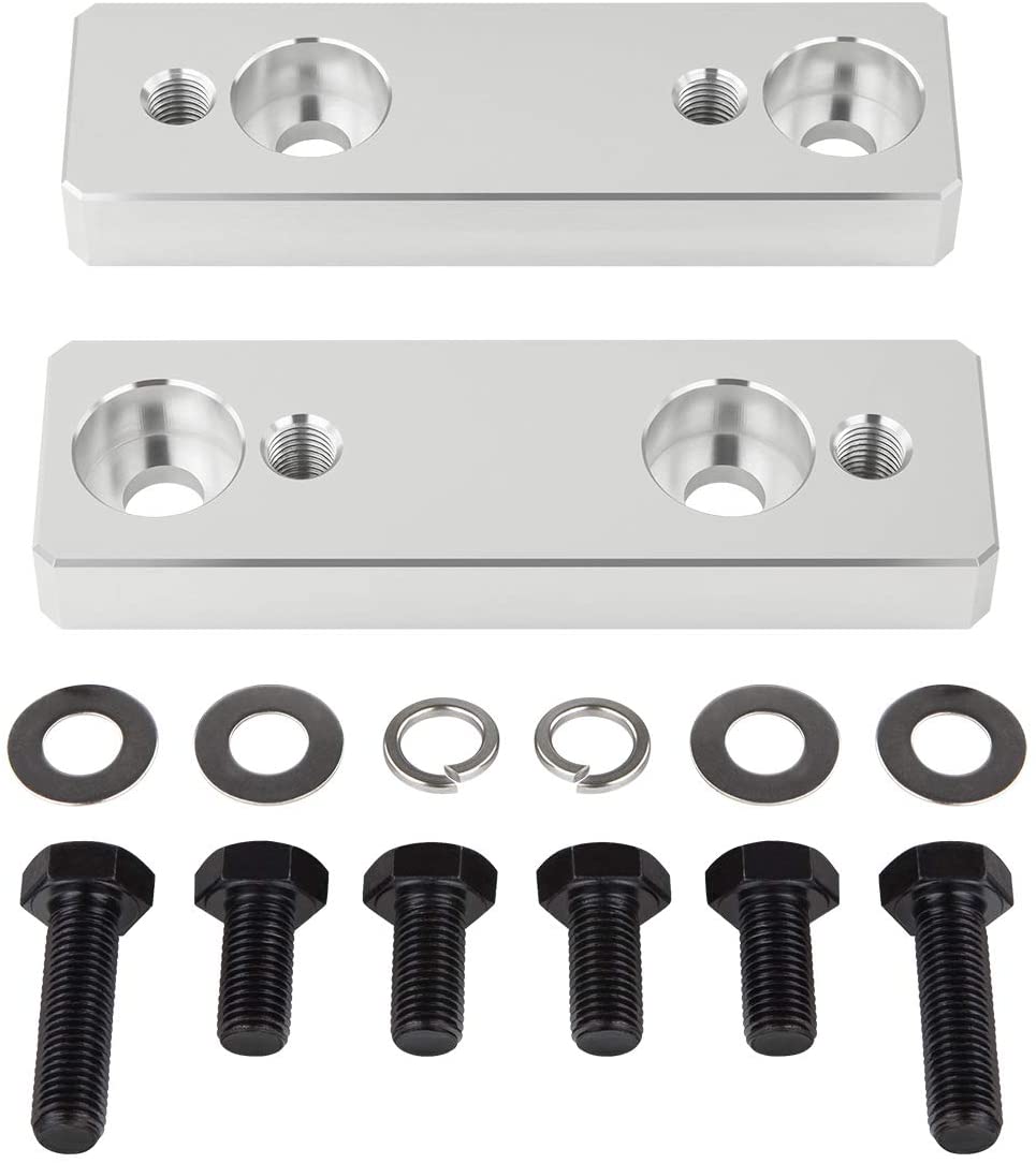 Supreme Suspensions - Sway Bar Brackets for 2005-2020 Toyota Tacoma 2003-2009 Toyota 4Runner and 2007-2009 Toyota FJ Cruiser 2WD 4WD T6 Aircraft Billet Aluminum Sway Bar Drop Brackets