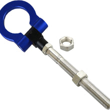 MG Pro-industry Front & Rear Bumper Screw on Sports Camaro Track Racing Heavy Duty Tow Hook for 2017-18 6th Gen Chevy (Gold)