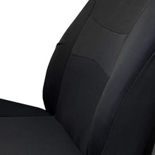 FH Group FB030102 Light & Breezy Purple/Black Cloth Seat Cover Set Airbag & Split Ready- Fit Most Car, Truck, SUV, or Van