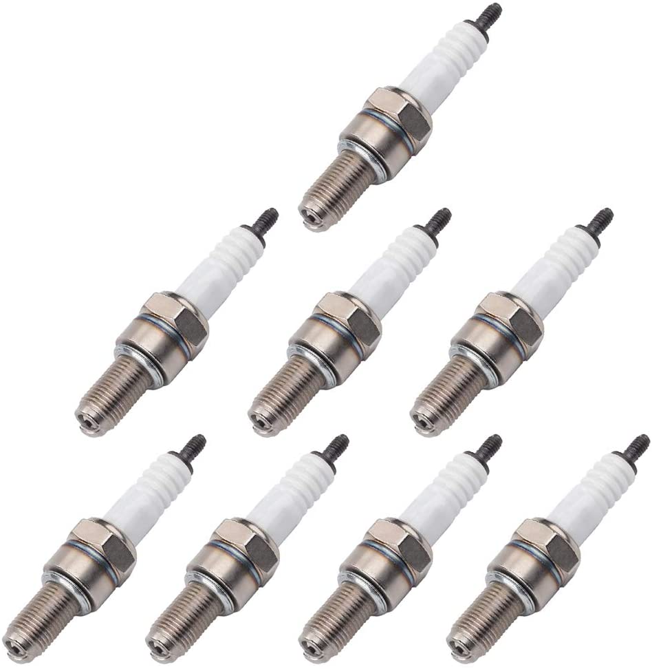 Wetenex CR8E Spark Plug Replacement for Yamaha WR250F WR400F YZ250F YZ450F FJR1300 FZR400 for Kawasaki KLX300 KLX300R KLX400 KLX400R KLX400SR KX250F KL250G W650 for Suzuki DRZ400 SV650