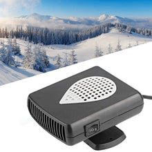 Qiilu Car Heater Fan,Car Portable Heater Fan Windscreen Demister Ventilation Defroster ABS DC12V Car Auto Heating Fan