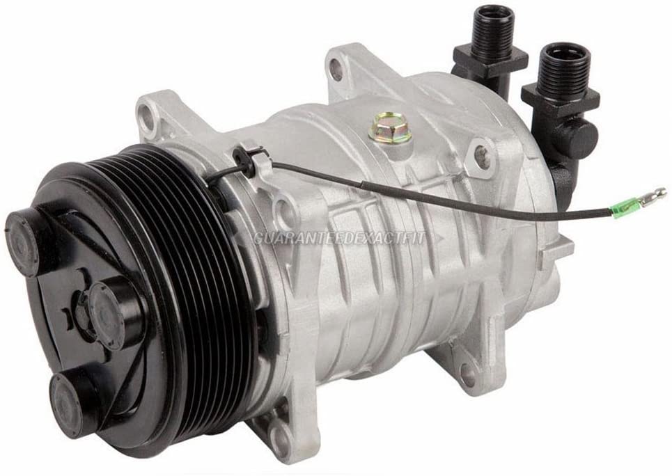 AC Compressor & 123mm 8-Groove A/C Clutch Replaces Diesel Kiki TM-16 488-46120 12v Tama Seltec Zexel Valeo - BuyAutoParts 60-02168NA NEW