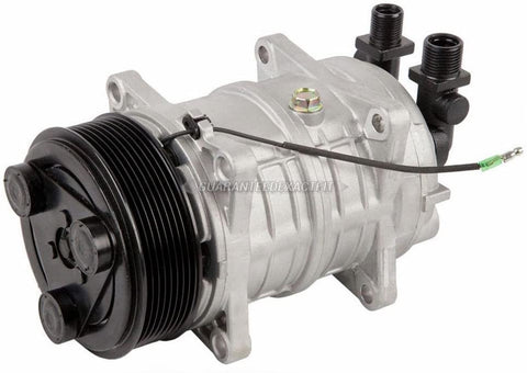 AC Compressor & 123mm 8-Groove A/C Clutch Replaces Diesel Kiki TM-16 488-46120 12v Tama Seltec Zexel Valeo - BuyAutoParts 60-02168NA NEW