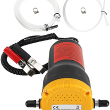 HighFree Oil Change Pump Extractor 12V 60W Oil Diesel Fluid Pump Extractor Scavenge Suction Transfer Pump with Hose for Boat, Tubes, Truck, RV, ATV