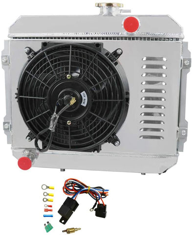 OzCoolingParts 2 Row Core Aluminum Radiator + 12