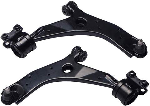 TUCAREST 2Pcs K620040 K620041 Left Right Front Lower Control Arm and Ball Joint Assembly Compatible 2004-2009 Mazda 3 (Exc.Mazdaspeed Models) 2006-2017 Mazda 5 Driver Passenger Side Suspension
