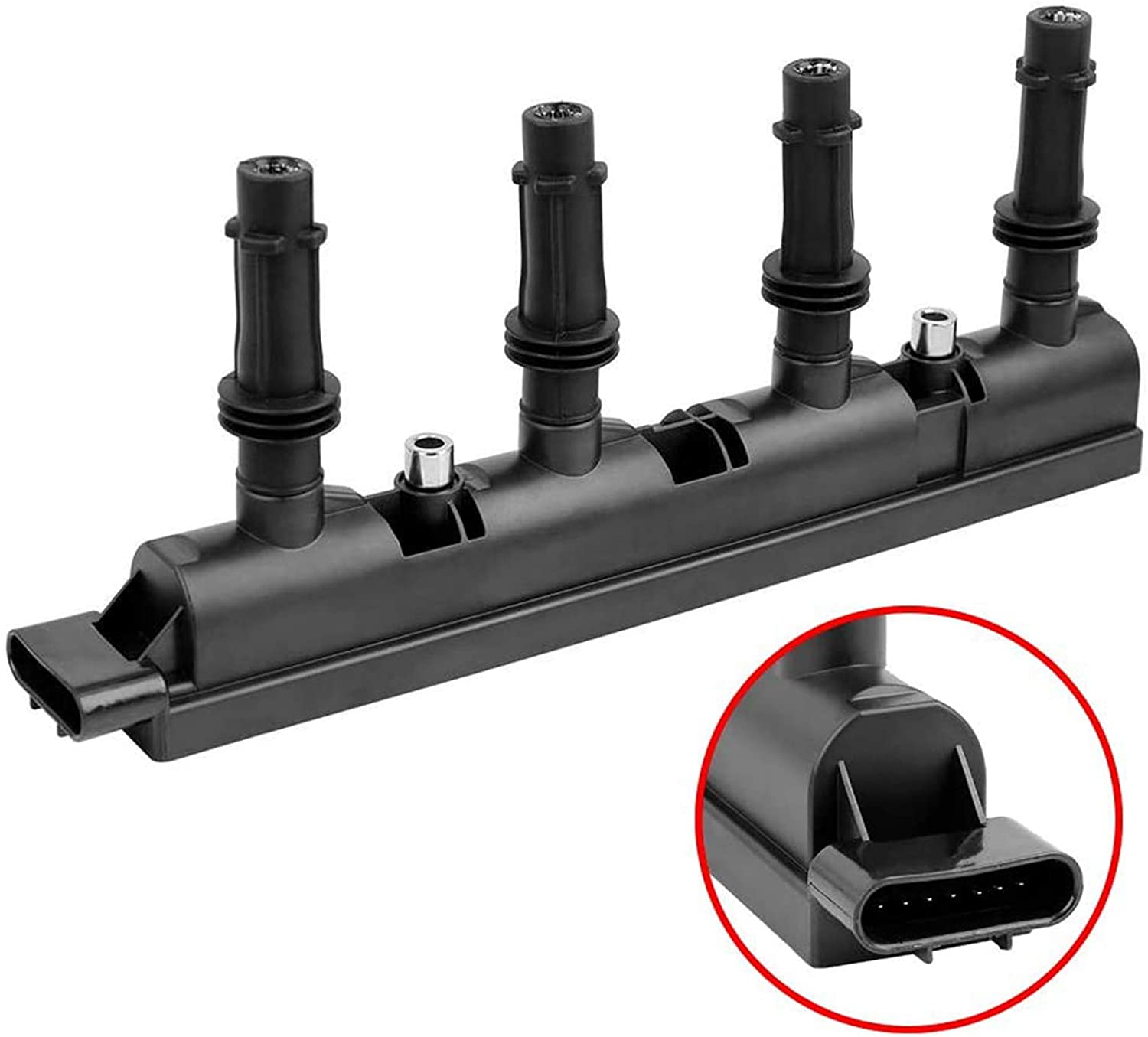 55579072 Ignition Coil Pack Fits For GM Buick Encore Cadillac ELR Chevy Cruze Sonic Trax Volt 1.4L L4 2011-2020 Replace# D521C 25195107 25198623 DC 12V