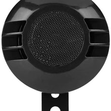 XINGFUQY 110dB 430HZ Loud Electric Snail Horn Loudspeaker Universal Fit for 12V Motorcycle Car Black Waterproof and Sand-Proof