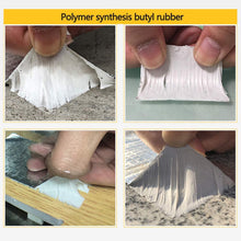 17Ft X 2in Magical Repair Tape, Strong Aluminium Foil Butyl Rubber Foil Tape self-Adhesive Silver Waterproof Repair Tape UV Resistant for Roof Leak, Surface Crack (Silver, 1.5mm5cm5m)