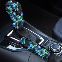 Buybai Sunflower Auto Protective Interior Accessiores Brake Shell Gear Head Cover Car Handbrake Gear Shift Knob Cover 2 pcs Fit Most Cars Sedan SUV Van Truck