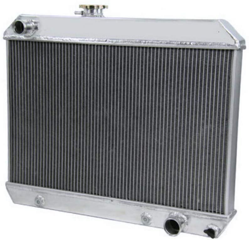 OzCoolingParts 4 Row Core All Aluminum Radiator for 1965-1967 66 Pontiac LeMans/Tempest, GTO(66mm Core)