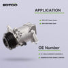 SCITOO Compatible with A/C Compressor with cluth CO 10863JC for 2003 2004 2005 2006 2007 Nissan Murano 3.5L