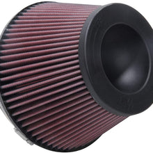 K&N Universal Clamp-On Air Filter: High Performance, Premium, Washable, Replacement Filter: Flange Diameter: 6 In, Filter Height: 5 In, Flange Length: 0.625 In, Shape: Round Tapered, RC-51380