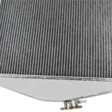 OzCoolingParts 4 Row Core All Aluminum Radiator for 1943-1948 44 45 46 47 Chevy Fleetline/FleetMaster/Stylemaster L6 MT