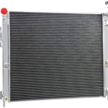 OzCoolingParts 2005-2010 Jeep Radiator, 2 Row Core Full Aluminum Radiator for 05-10 Jeep Commander,2006-2010 Jeep Grand Cherokee 3.0 3.7 V6 4.7 6.1 V8