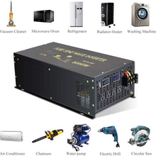 WZRELB Pure Sine Wave 7000W (14000W Surge) 24V Power Inverter DC to AC Power - Solar, RV (RBP-700024)