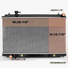 Fits 2003 2004 2005 2006 Fairlady Z 350Z Plastic Tanks 2576 2577 Aluminum Core Radiator Replacement Assembly