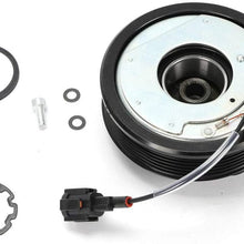 SD&ZC A/C Compressor Clutch Kit Pulley Bearing Coil Plat Fit For 2007-2015 Nissan Versa Tiida 1.8L 7 Pulley Grooves 92600CJ60A 92600CJ61B 926101U60A 926101U61A