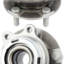 ANPART Replaces 513338 Wheel Axle Bearing and Hub Assembly fit for 2013-2014 for NISSAN Murano 2013-2014 for Murano 2012-2017 for NISSAN Quest Front 5 Lugs W/ABS Wheel Hub and Bearing Kit(2 PCS)